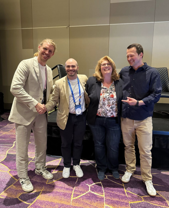 Shane with fellow panelists